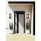 Z-Lite Keaton Outdoor Wall, 1-Light, 5.5 In.W x 3 In.L x 12.5 In.H, Black/White 520S-BK-LED - alternate 3
